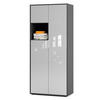 AKTENSCHRANK Amira T10 Weiß Hochglanz 180/80/40 cm - Weiß Hochglanz, Holzwerkstoff (80/180/40cm) - SIMPLYFURN