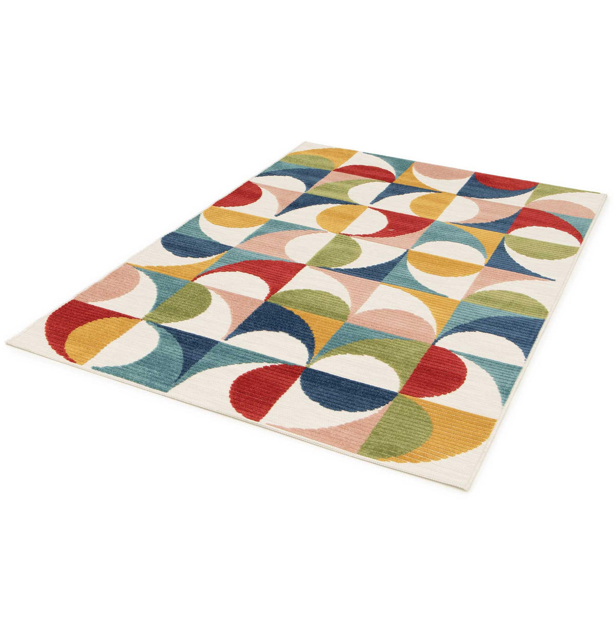 OUTDOORTEPPICH Mehrfarbiger Mila 120/170 cm - Multicolor, Kunststoff/Textil (120/170cm) - Atticgo