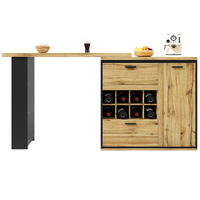 BARTISCH Holzoptik 138-220/39/105 cm - Naturfarben, Holz (39/138/105cm) - PANGIVO