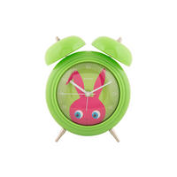 WECKER Peekaboo Bunny 15.2/15.2/18.2 cm - Limette, Kunststoff (15.2/18.2/15.2cm) - Karlsson