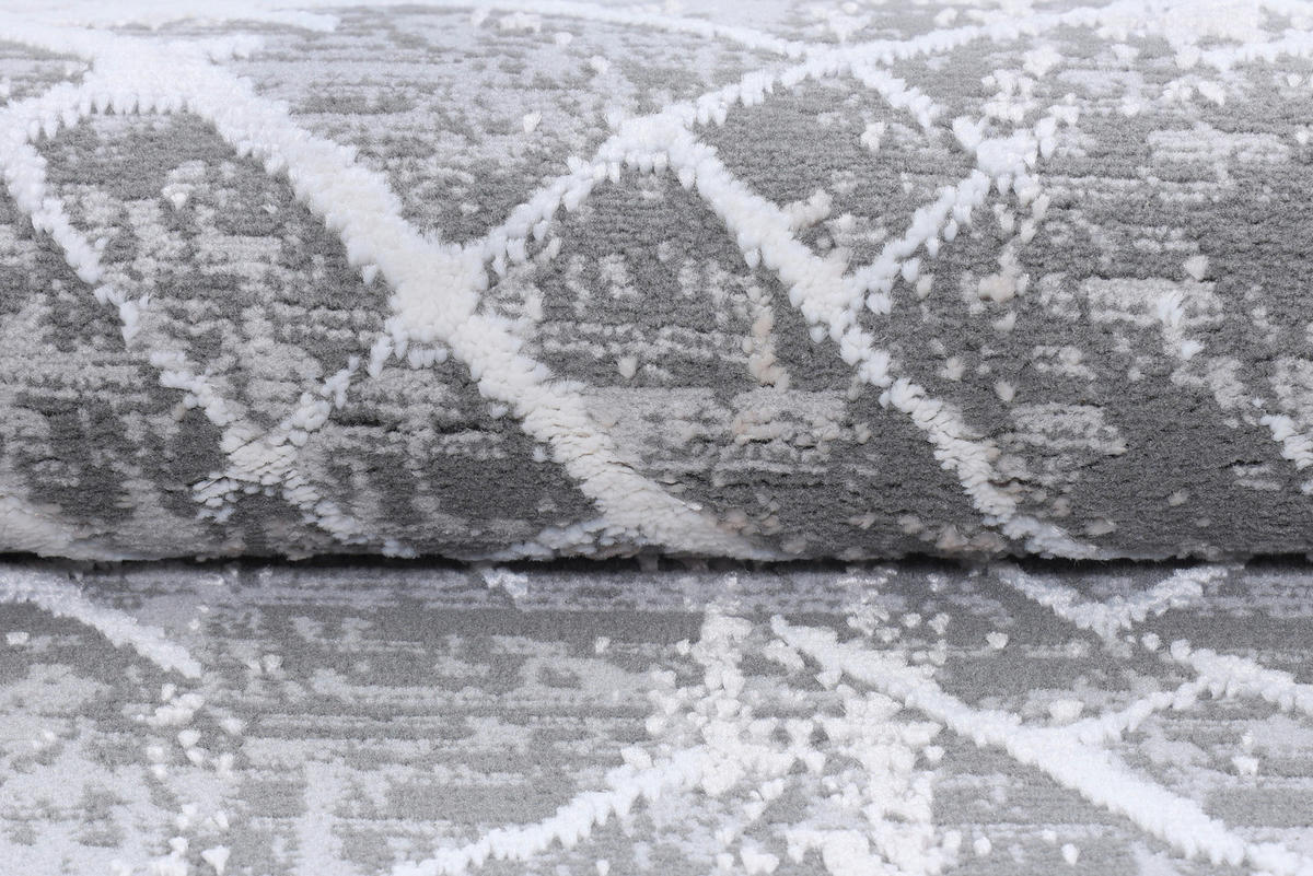 TEPPICH COMO Grau 200/300 cm - Grau, Kunststoff (200/300cm) - Tapiso