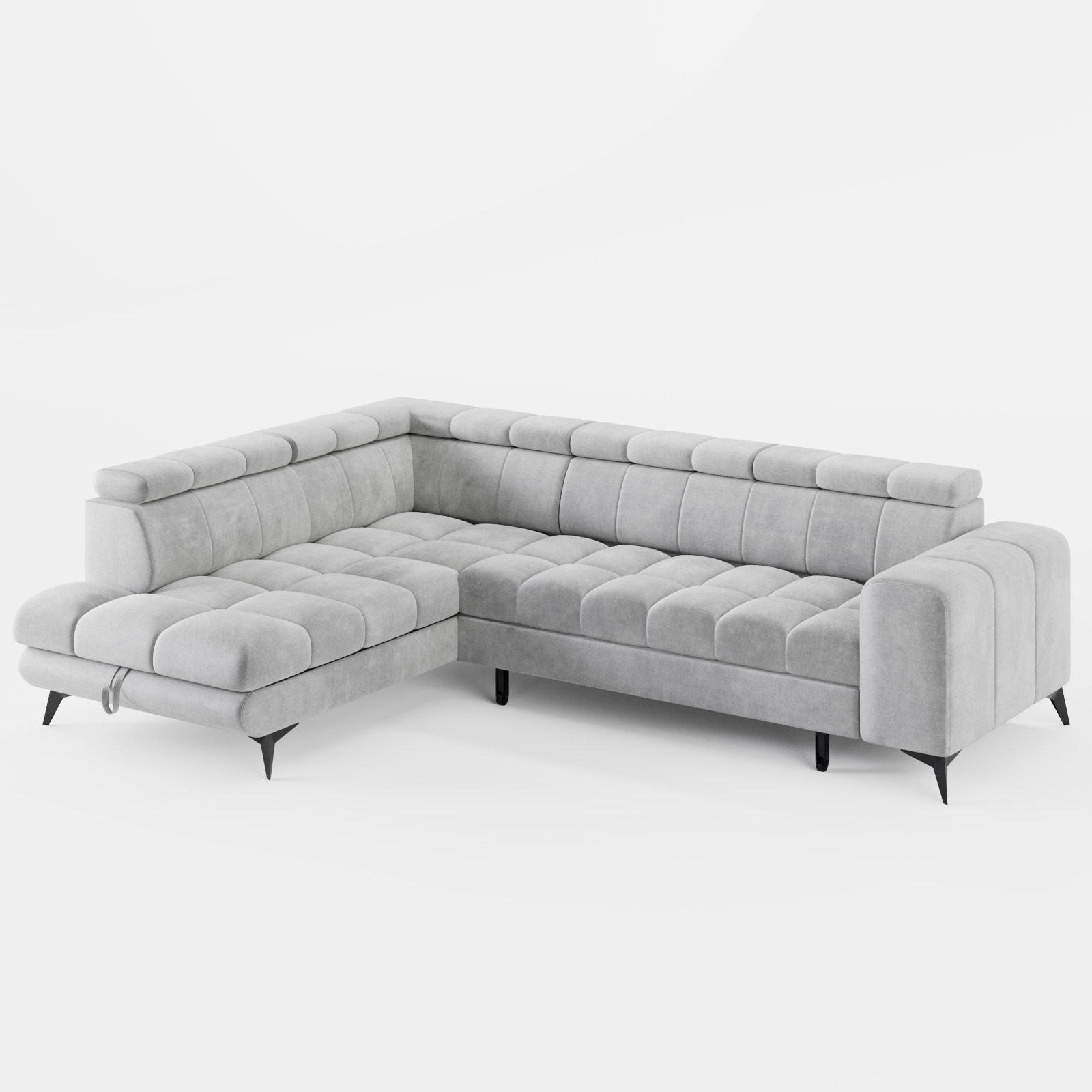 Barchello Ecksofa Grau 264x192 cm