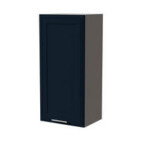 HÄNGESCHRANK Salo W4/45 Grau / Indigo Matt 45 / 32,5 / 96cm - Dunkelblau/Grau, Holz/Holzwerkstoff (45/96/32.5cm) - Feldmann-Wohnen