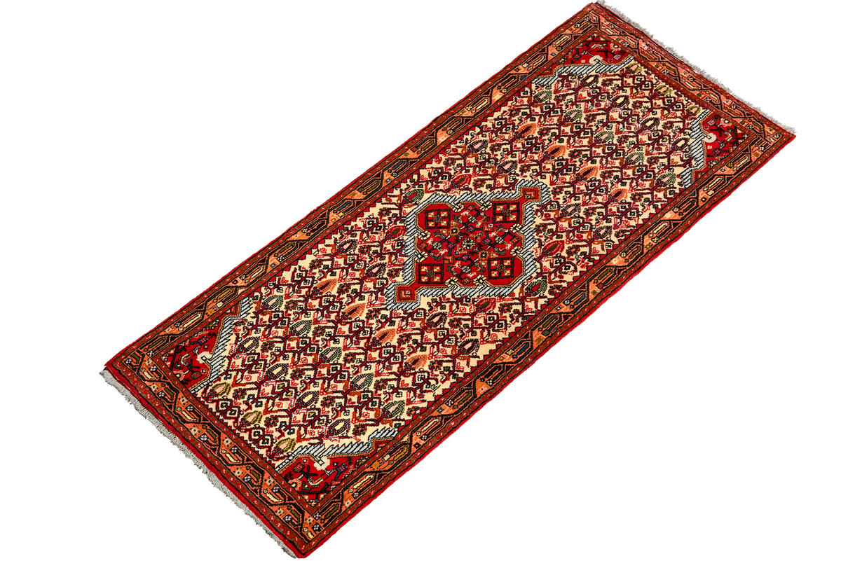 TEPPICH Assadabad Mehrfarbig 190/81 cm Schurwolle - Multicolor, Textil (81/190cm) - Looma