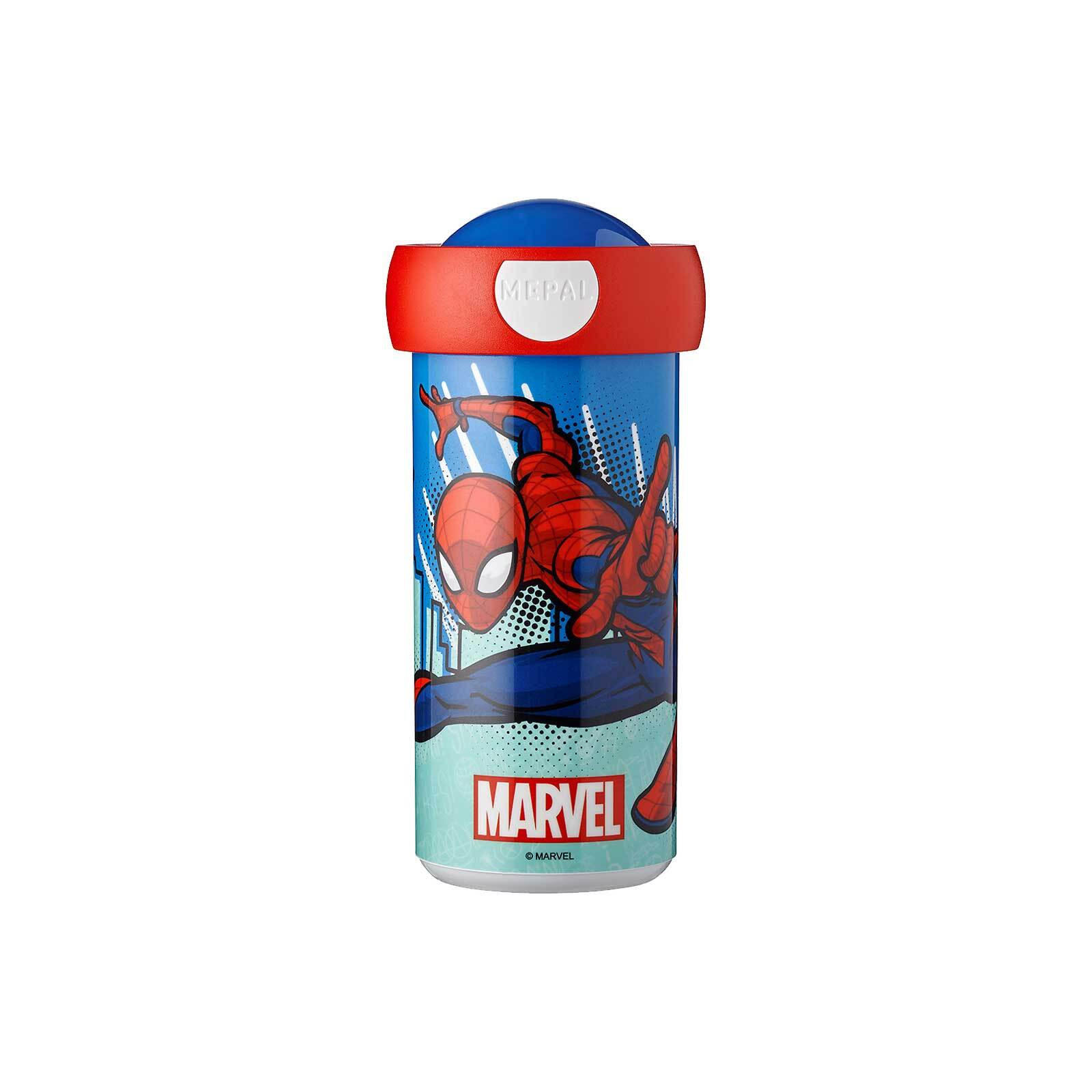 VERSCHLUSSBECHER Campus Spiderman 300 ml - Blau/Rot, Kunststoff (0.3L) - Mepal
