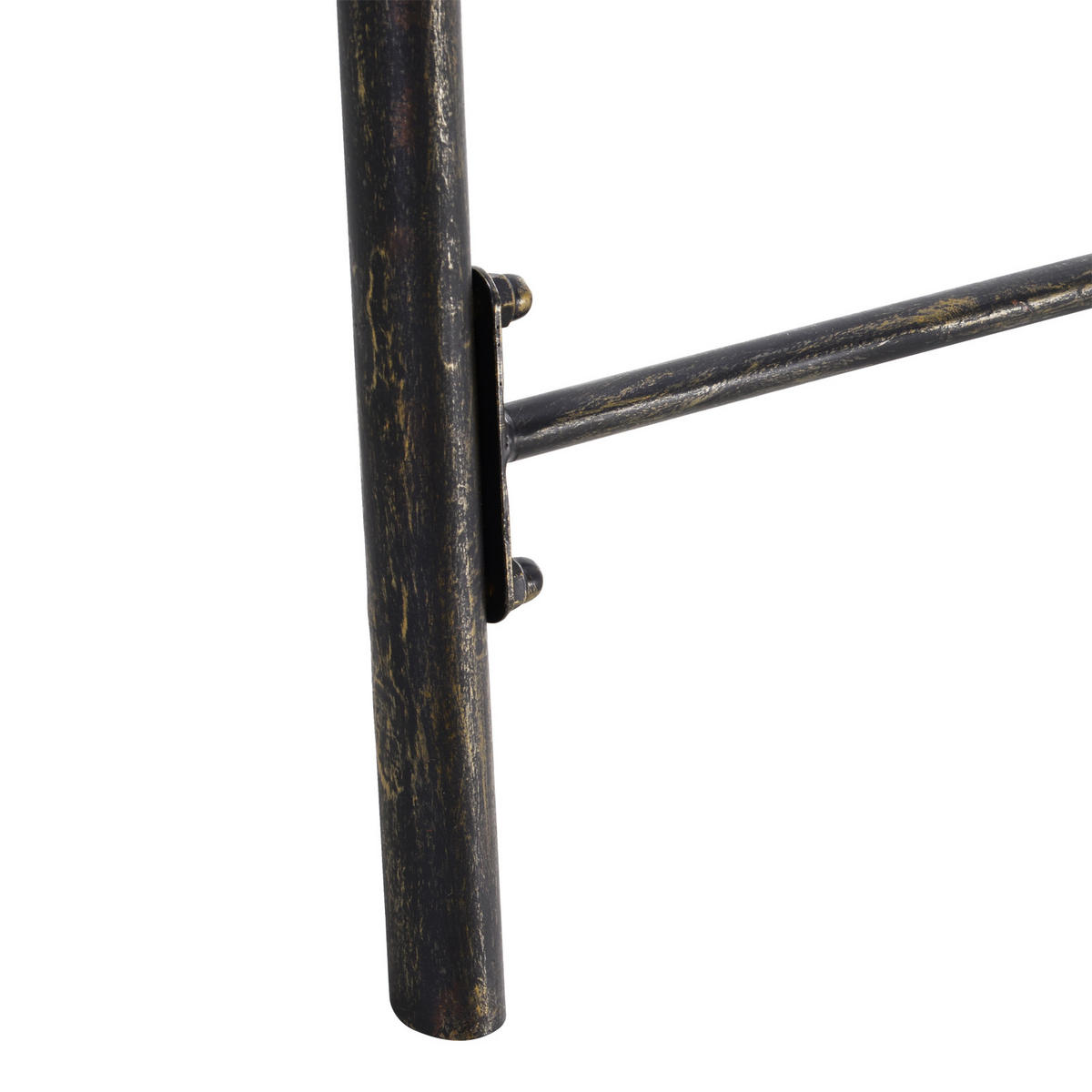 ZAHRADNÍ HOUPAČKA pro 2 osoby, kovová, černá se zlatými tóny, 167 x 123 x 175 cm - černá, kov (123/175/167cm) - Outsunny