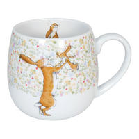 KUSCHELBECHER Ich hab dich lieb bis zum Mond - Naturfarben, Keramik (0.42L) - Könitz