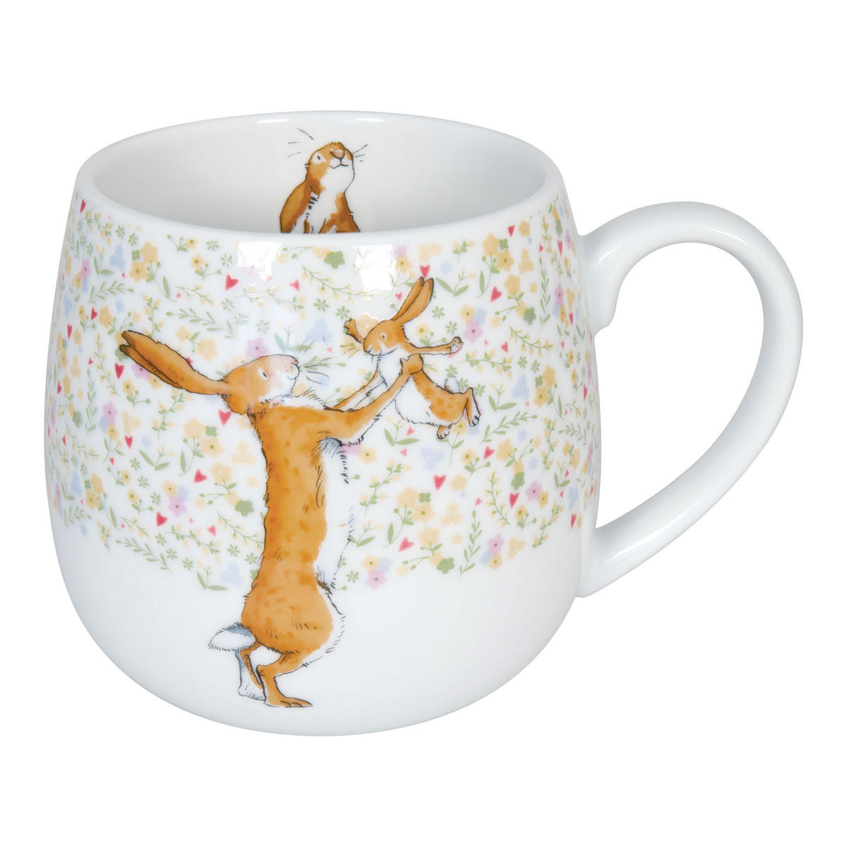 KUSCHELBECHER Ich hab dich lieb bis zum Mond - Naturfarben, Keramik (0.42L) - Könitz