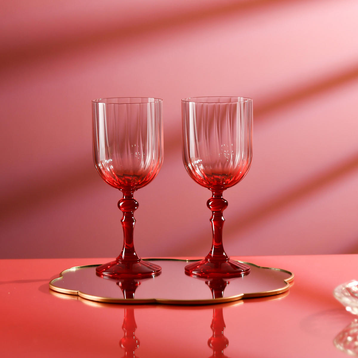 WEINGLÄSER, 2er-Set, 300 ml - Rot, Glas (0.3L) - Krosno Glass