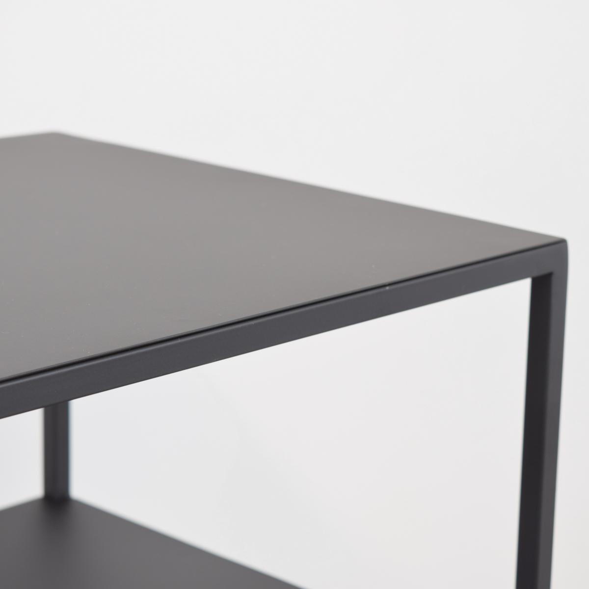 NACHTTISCH Jita Schwarz - Schwarz, Metall (42/63/35cm) - LOFT42