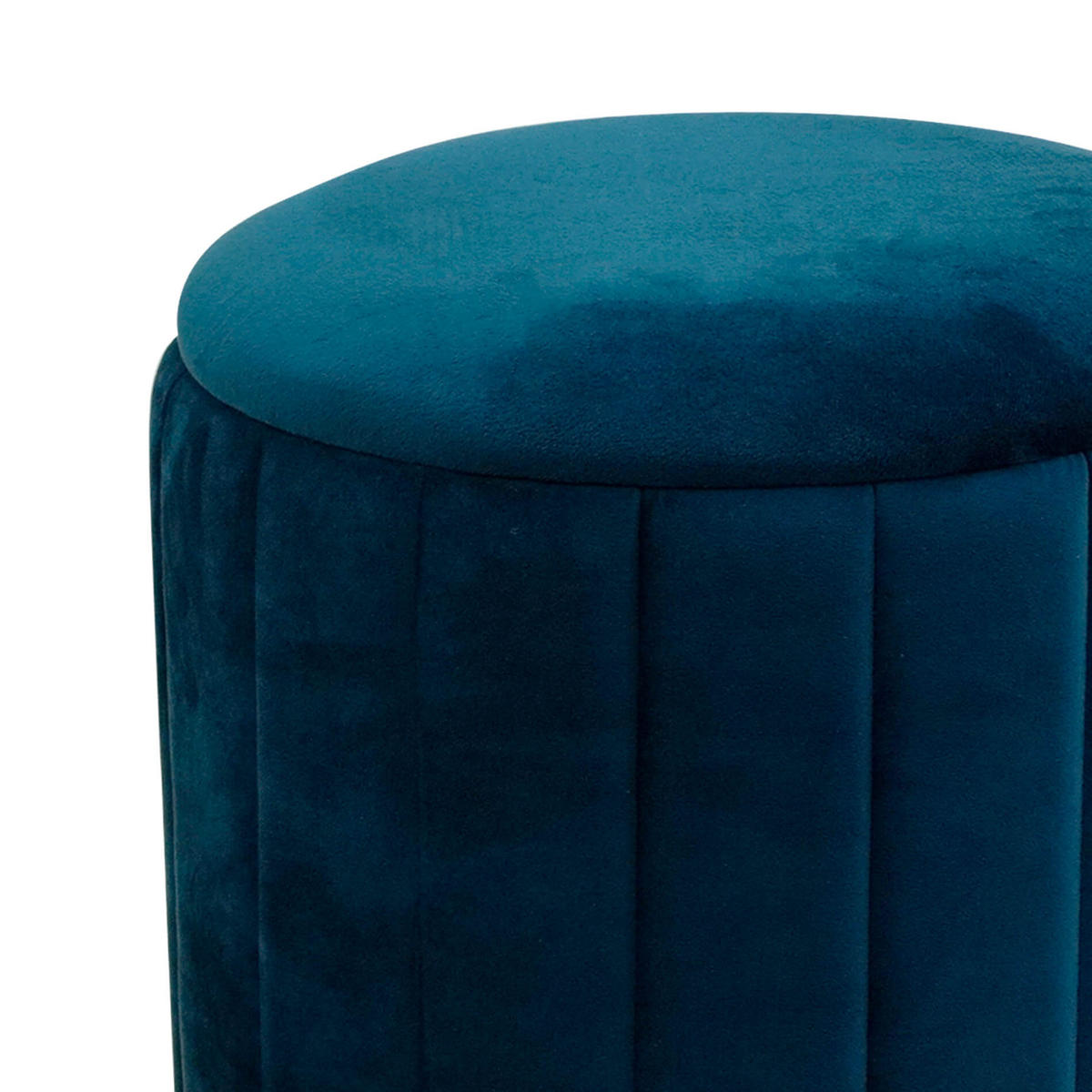FUSSHOCKER 2er Set Blau 35/35/44 cm - Blau, Textil (35/44/35cm) - Mobili Rebecca