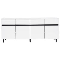 SIDEBOARD Weiß 160/40/68 cm - Weiß, Holzwerkstoff (160/68/40cm) - PANGIVO