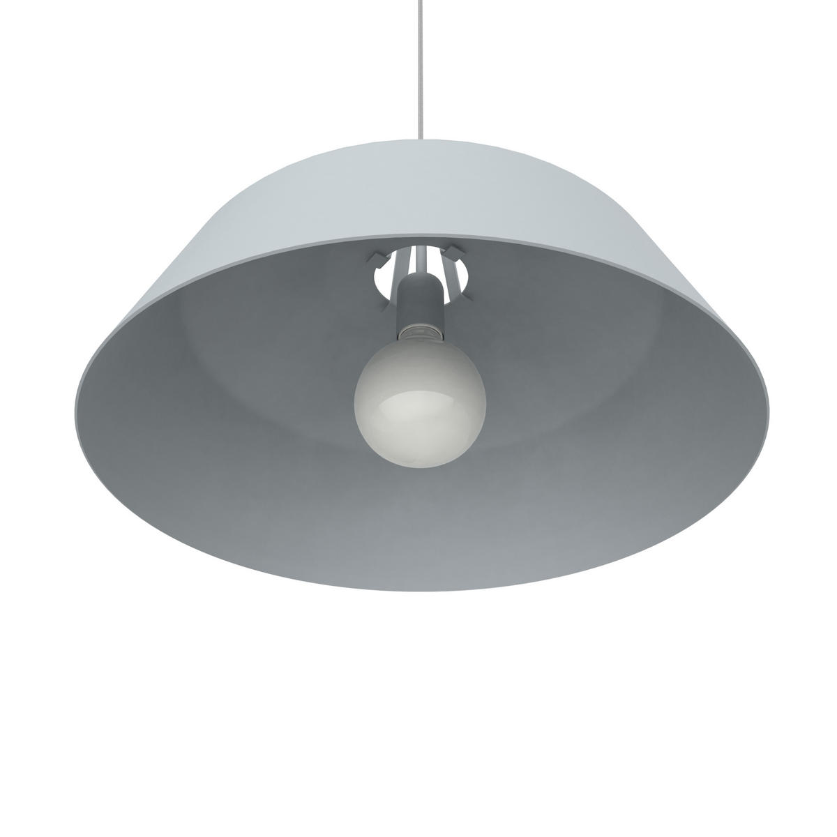 HÄNGELEUCHTE - Grau, Metall (50/50/30cm) - Lumicom