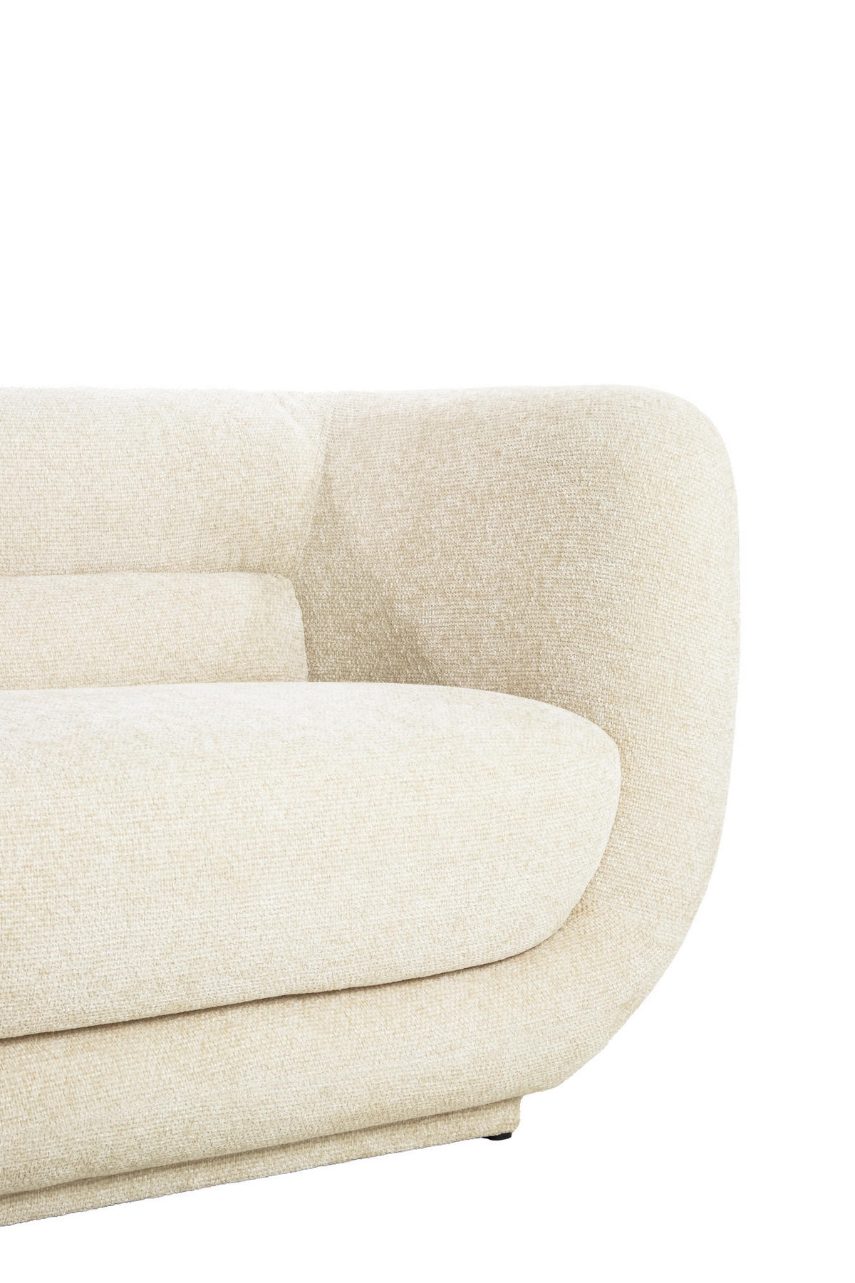 BANK Kialy Weiß 237/96/75 cm - Weiß, Holz (96/75/237cm) - Light & Living