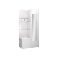 GARDEROBEN-SET Orion XXV - Weiß, Holzwerkstoff/Kunststoff (82/186/46cm) - MIRJAN24