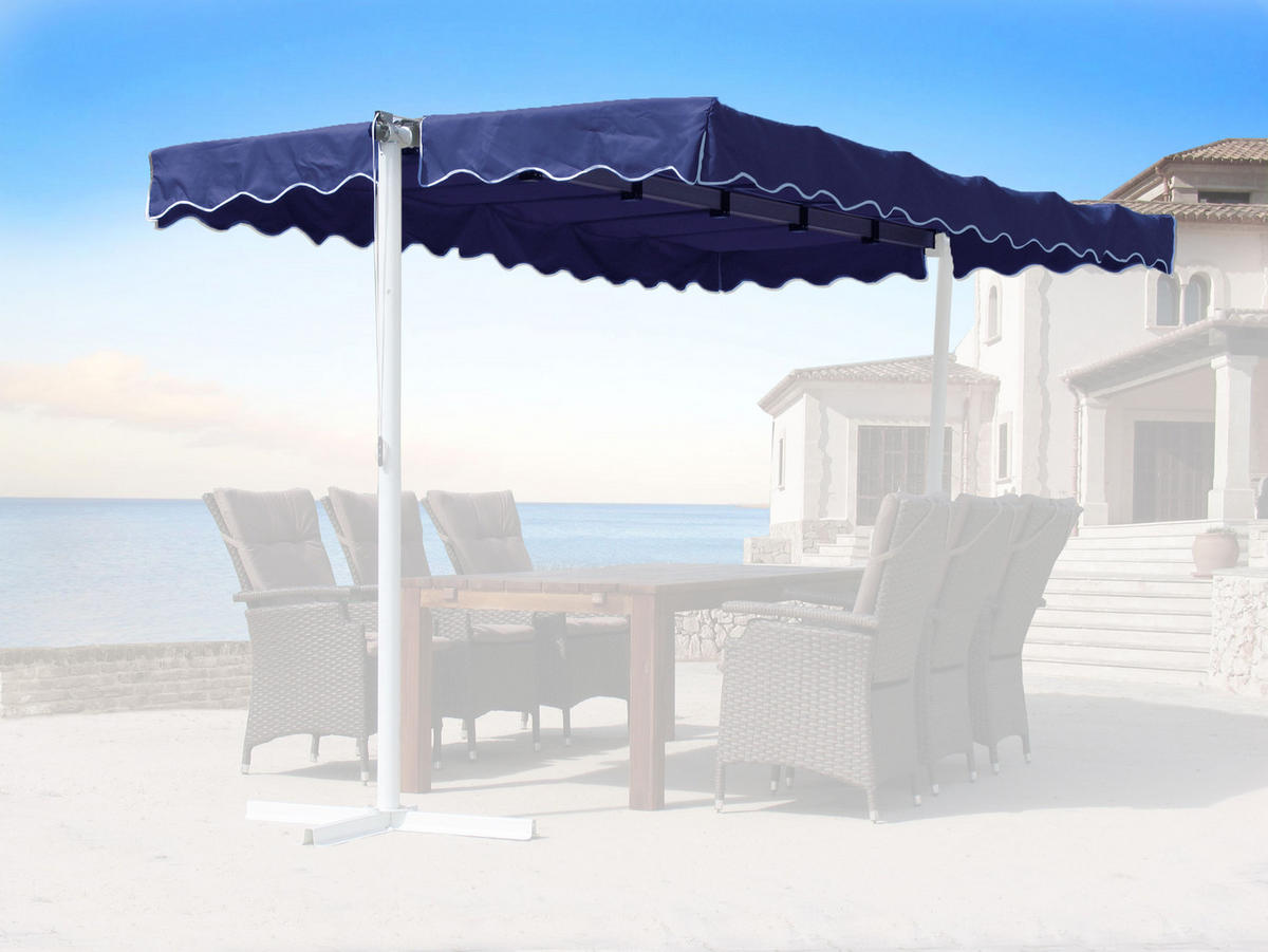 ERSATZDACH Markise Dubai 375x225 cm Blau - Blau, Textil (375/1/225cm) - QUICK STAR