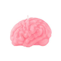 FIGURENKERZE Arts of Parts Brain, Paraffinwachs, Rosa, 10 cm - Rosa, Paraffin (11.5/10/15cm) - Donkey Products