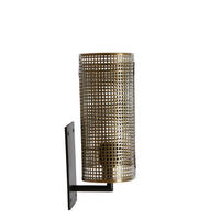 WANDLAMPE Maci Bronze Ø20/38,5 cm - Bronzefarben, Metall (16/38.5/20cm) - Light & Living