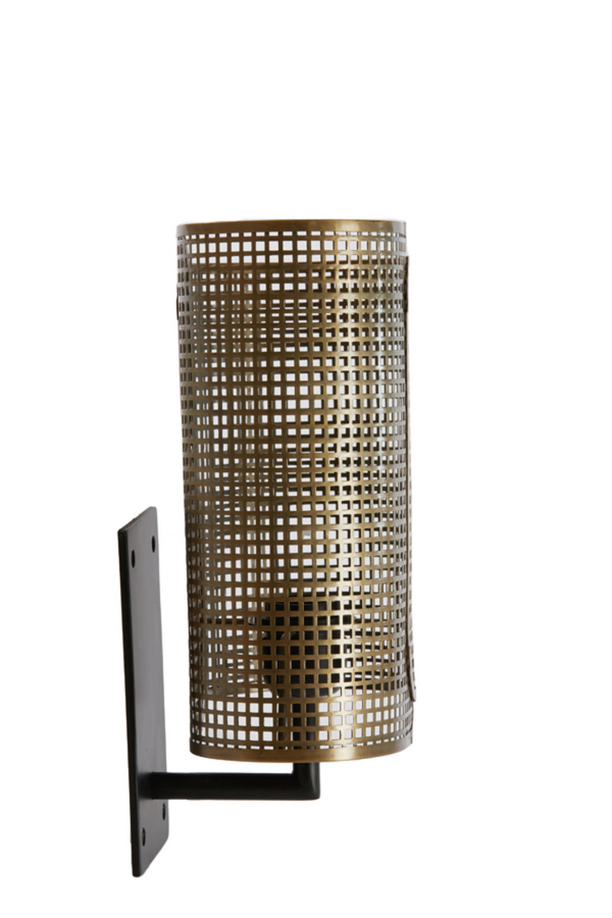 WANDLAMPE Maci Bronze Ø20/38,5 cm - Bronzefarben, Metall (16/38.5/20cm) - Light & Living