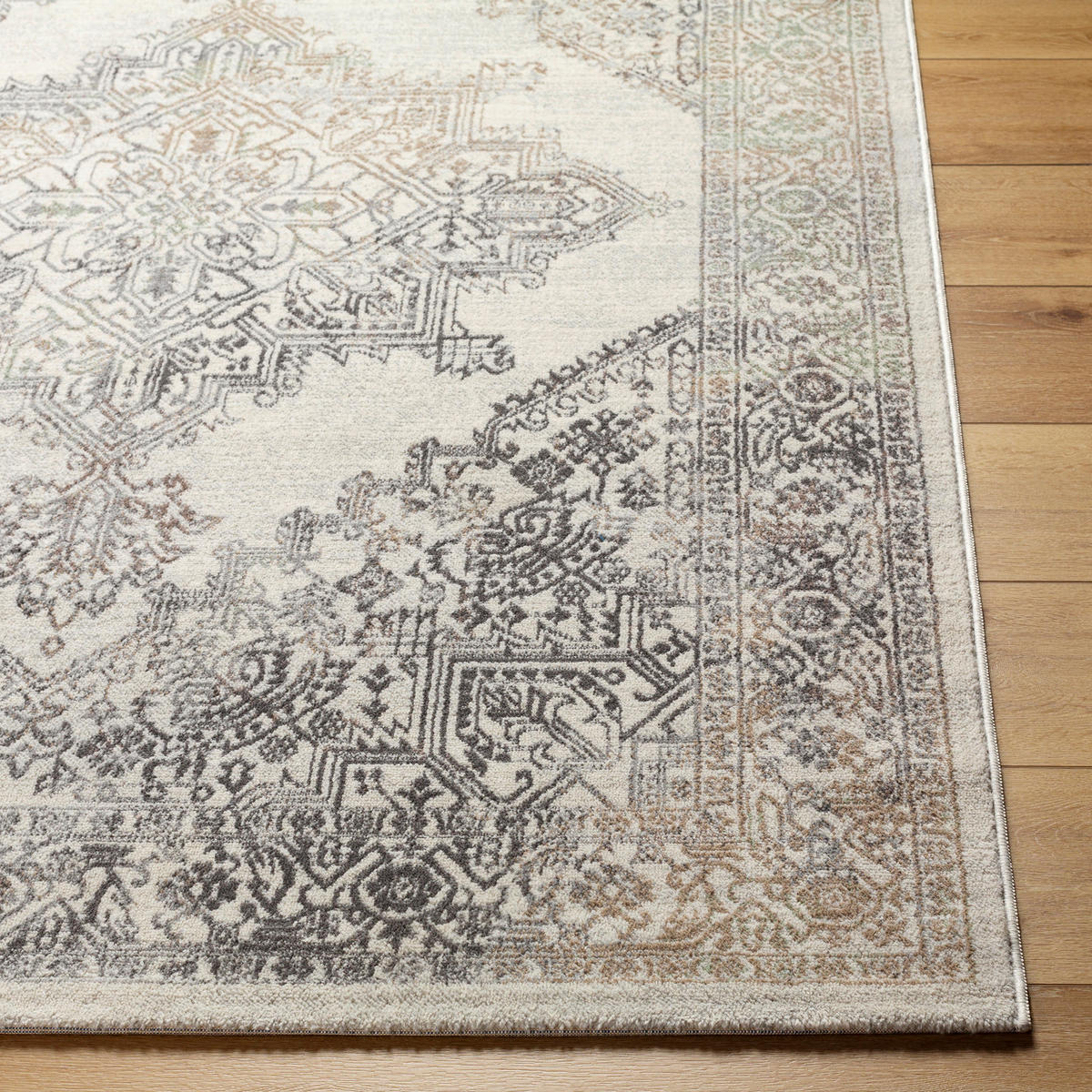 VINTAGE-TEPPICH 80/220 cm Grau - Hellgrau, Textil (80/220cm)