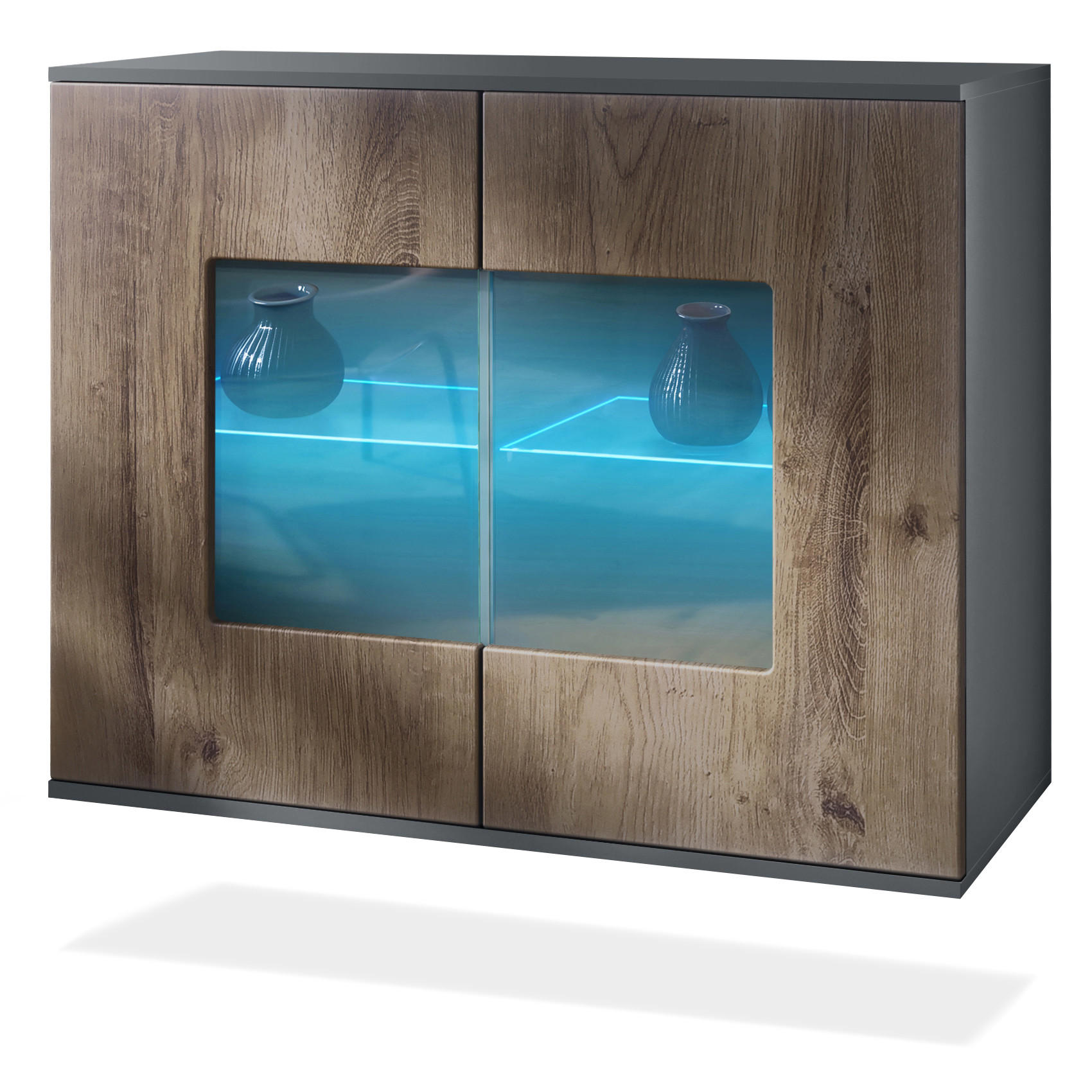 KOMMODE Grömitz Eiche Ribbeck - Alteiche, Holzwerkstoff (92.5/73.5/35cm) - Vladon