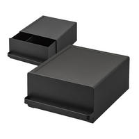 ARBEITSPLATTEN-SCHUBLADE Tower schwarz 22/11/27 cm - Schwarz, Metall (22/11/27cm) - Yamazaki