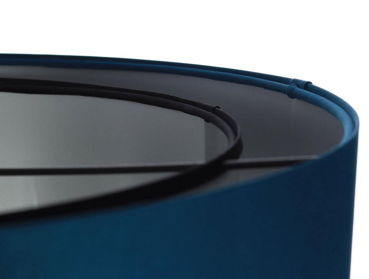 HÄNGELEUCHTE Blau 40/20 cm - Blau/Silberfarben, Kunststoff (40/1/20cm) - ONZENO