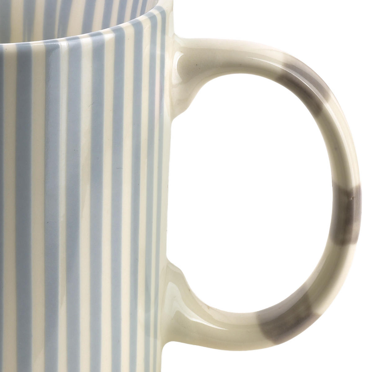 BECHER Ronnie grau 9/13/9 cm Porzellan - Grau, Keramik (0.38L) - Mondex