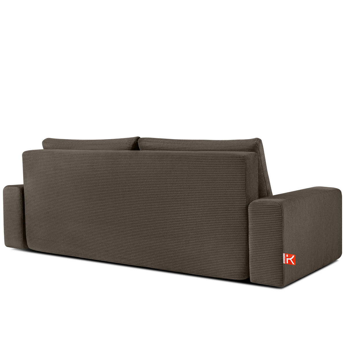 3-SITZER SCHLAFSOFA MOLLIS, Corduroy, Braun - Braun, Holz/Holzwerkstoff (250/93/108cm) - KONSIMO®