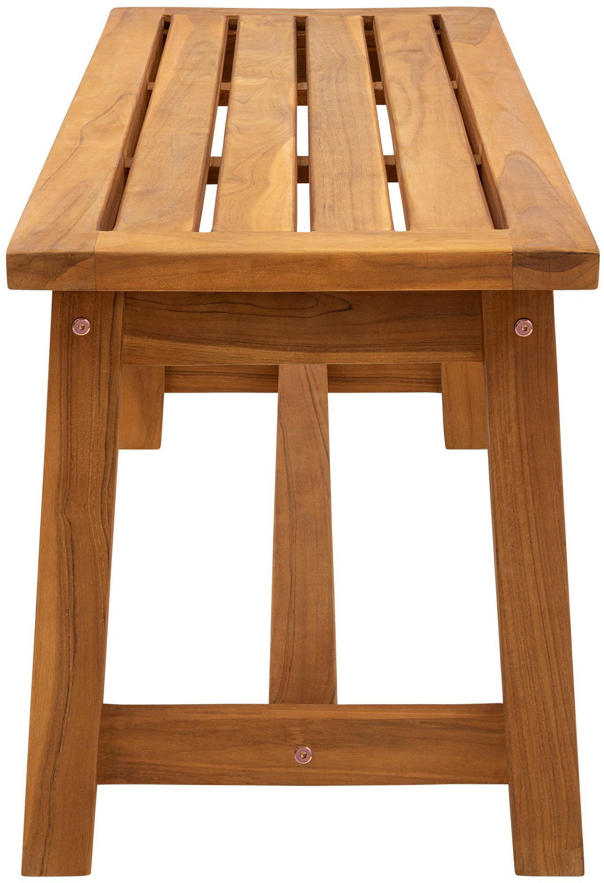 SITZBANK 110/40 cm Holz Teak - Teakfarben, Holz (110/45/40cm) - CLP