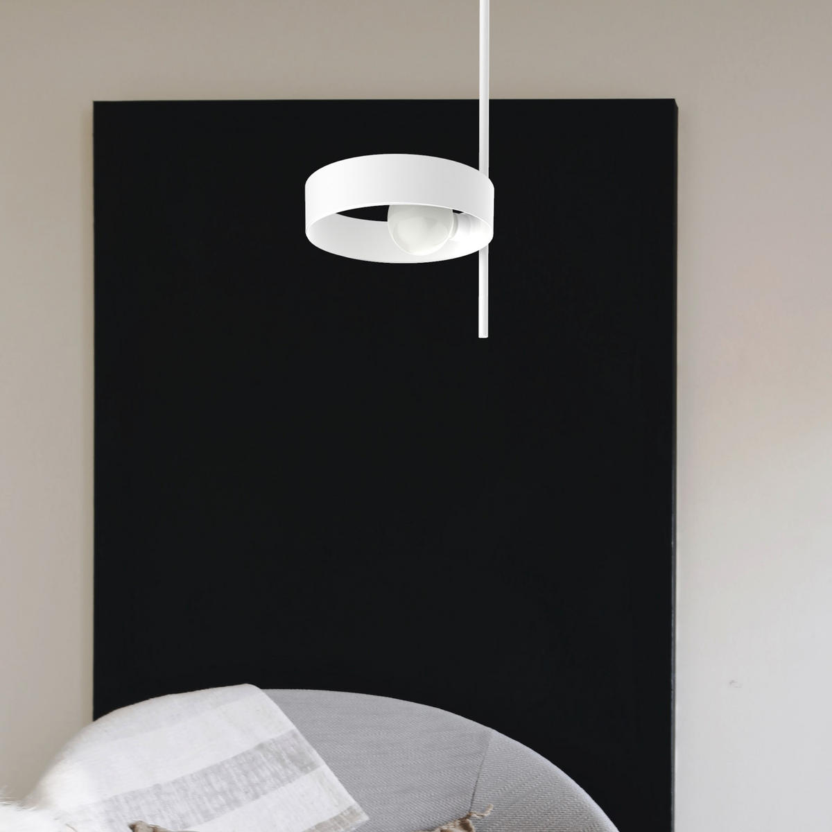 DECKENLEUCHTE - Weiß, Metall (30/30/80cm) - Lumicom