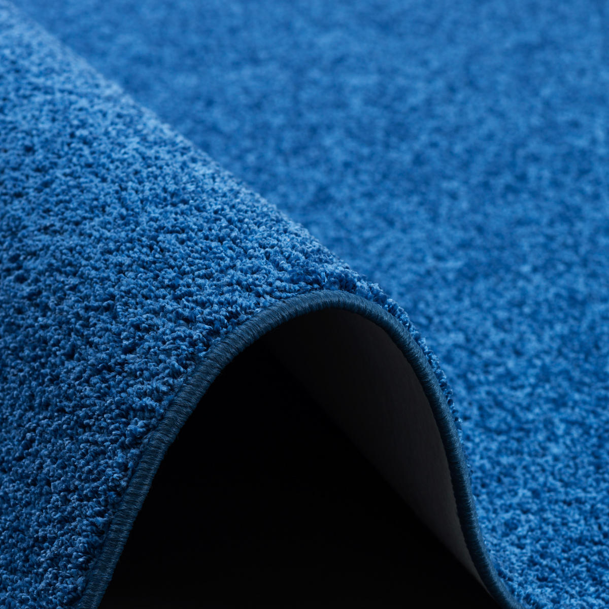 HOCHFLOR LANGFLOR TEPPICH LÄUFER COTTAGE - Blau, Textil (100/100cm) - Snapstyle