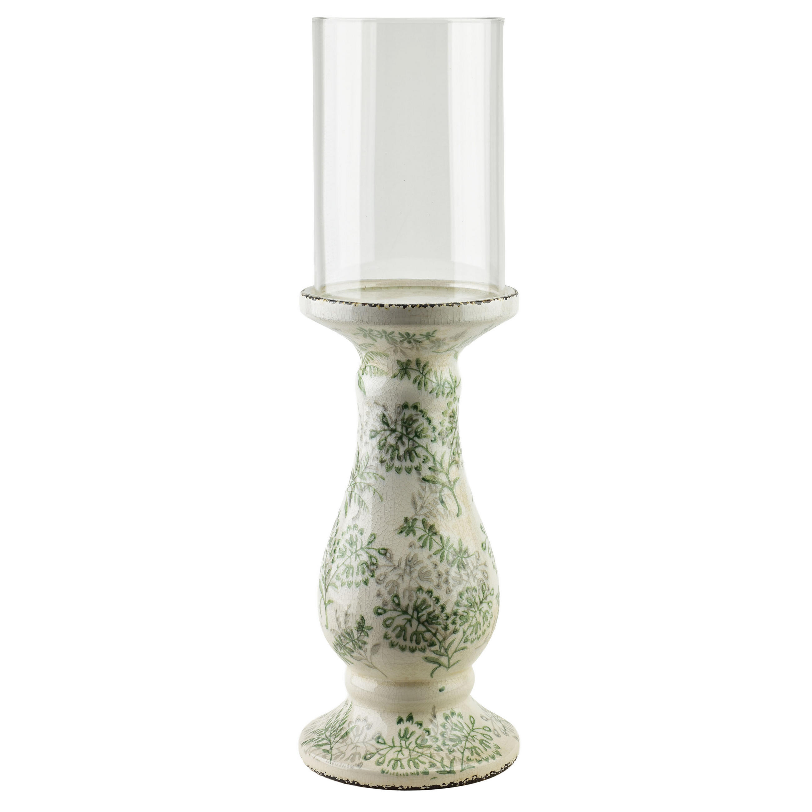 LAMPIÓN CROCKET 19,5/19,5/70 cm - biela, keramika (77cm) - Mondex