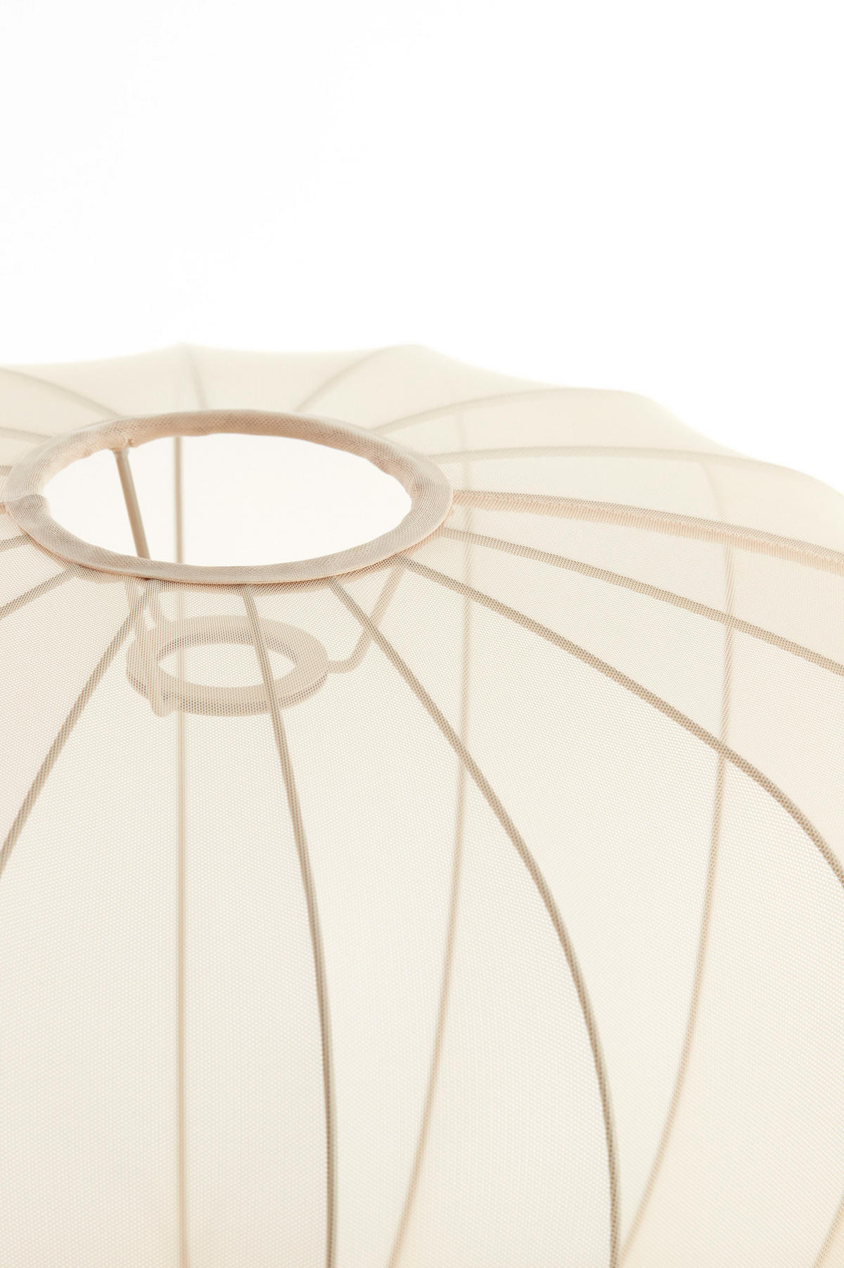 LAMPENSCHIRM Plumeria Braun Ø40/30 cm - Beige, Textil (40/40/30cm) - Light & Living