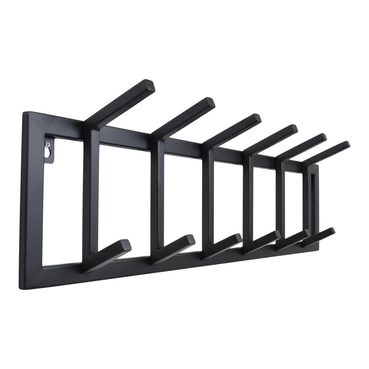 KLEIDERABLAGE Jaimy Schwarz - Schwarz, Metall (80/24/12cm) - LOFT42