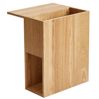 BEISTELLTISCH Rund Braun 50 x 50 x 49 cm - Braun, Holz (18/45/55cm) - Nordlys