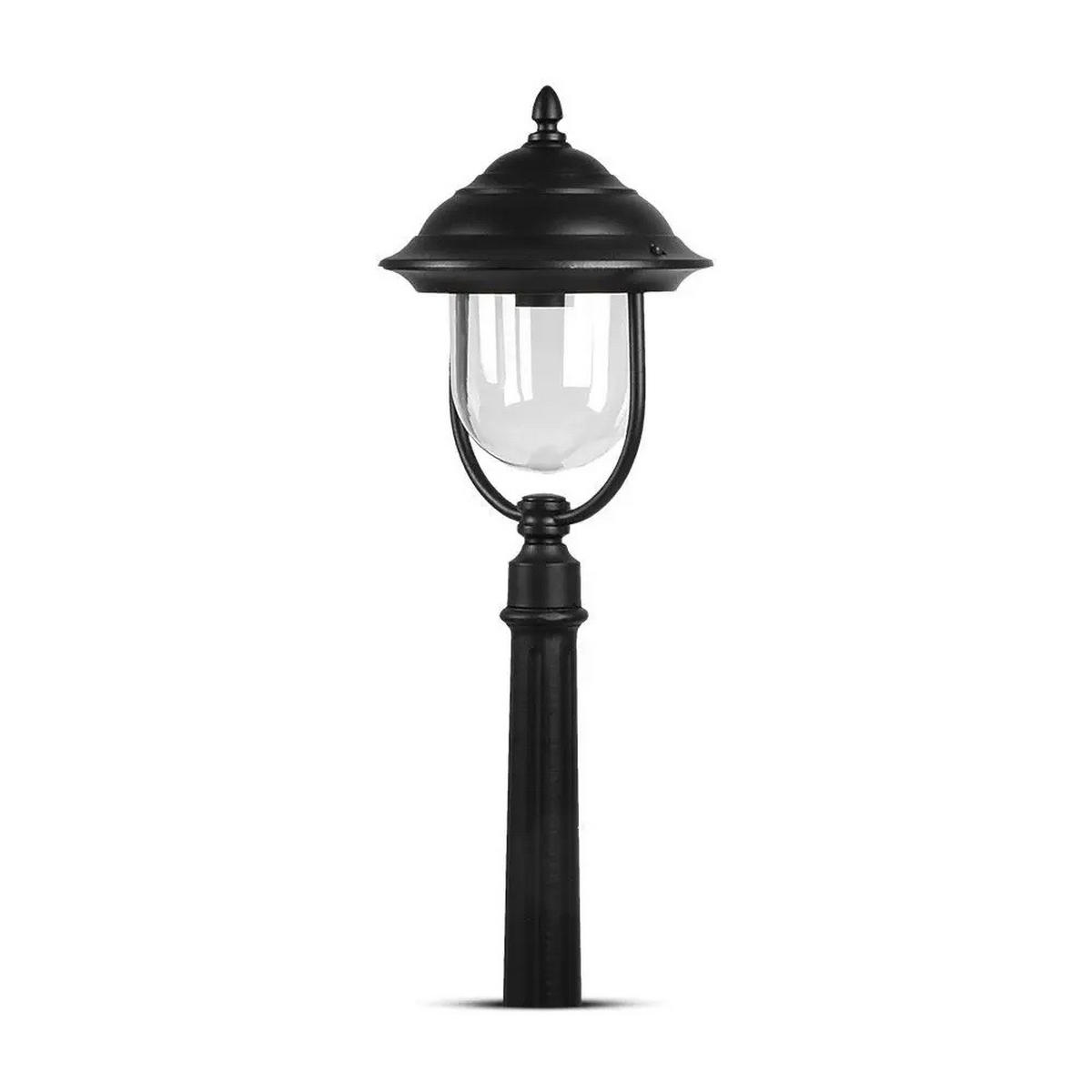 LED WEGELEUCHTE Alu Schwarz - Schwarz, Metall (25/111/111cm)