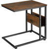 BEISTELLTISCH Wigan,55 x 36,5 x 60 cm,Industrial Holz dunkel, rustikal - Rostfarben, Holz (55/36.5/60cm) - tectake