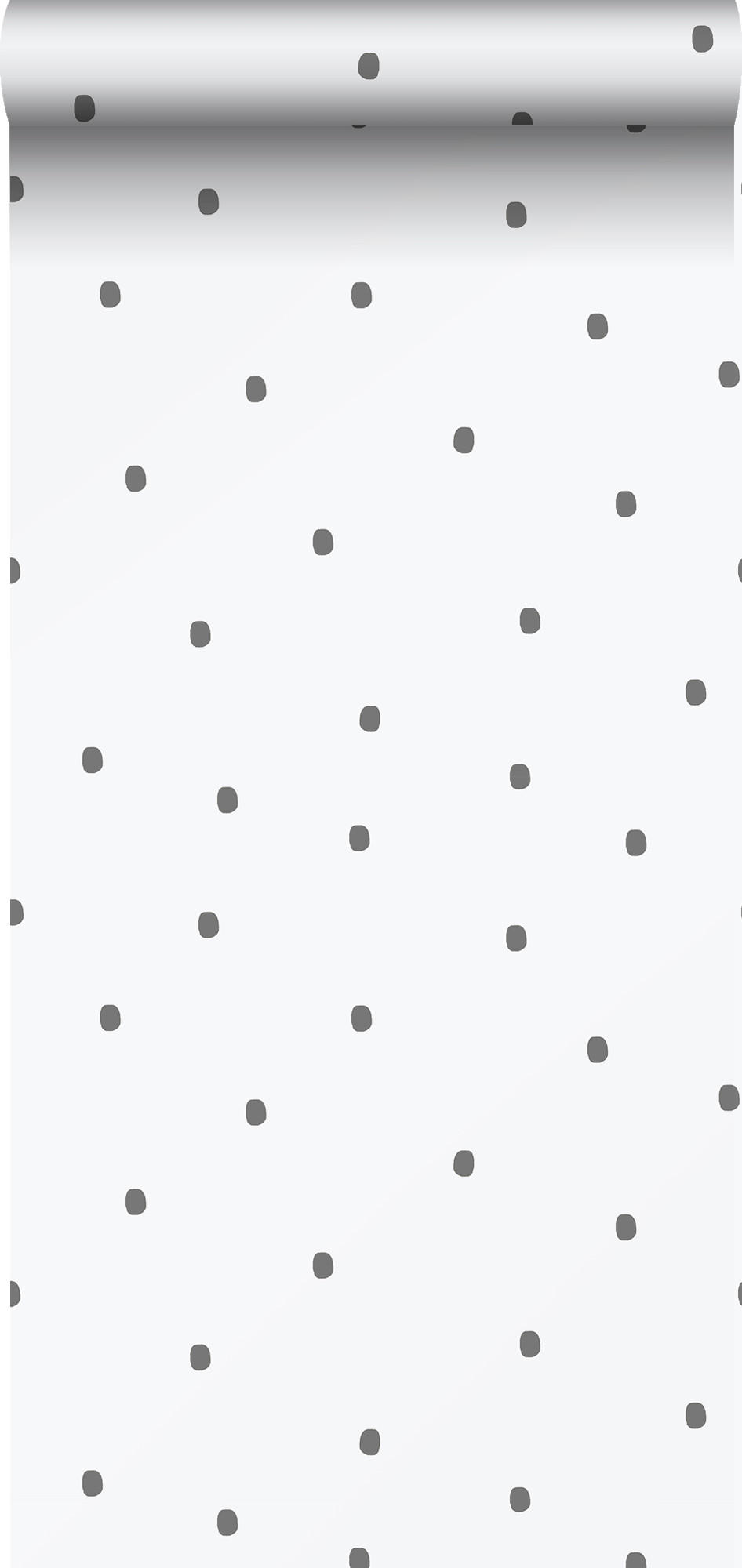 TAPETE Punkte 53 cm x 10.05 m - Schwarz, Papier (53/0.1cm) - Sanders & Sanders