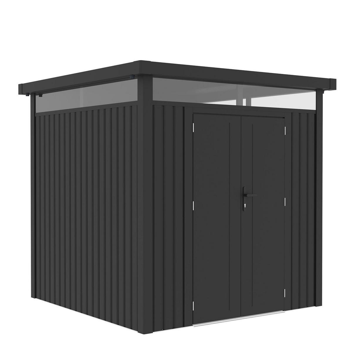 GERÄTEHAUS Luzern Pro Anthrazit - Anthrazit, Metall (230/222/230cm) - Juskys