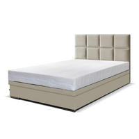 BOXBETT Sizilien 160x200 cm mit Bettkasten, beige - Beige, Kunststoff (160/200cm) - Margaret Hadas24