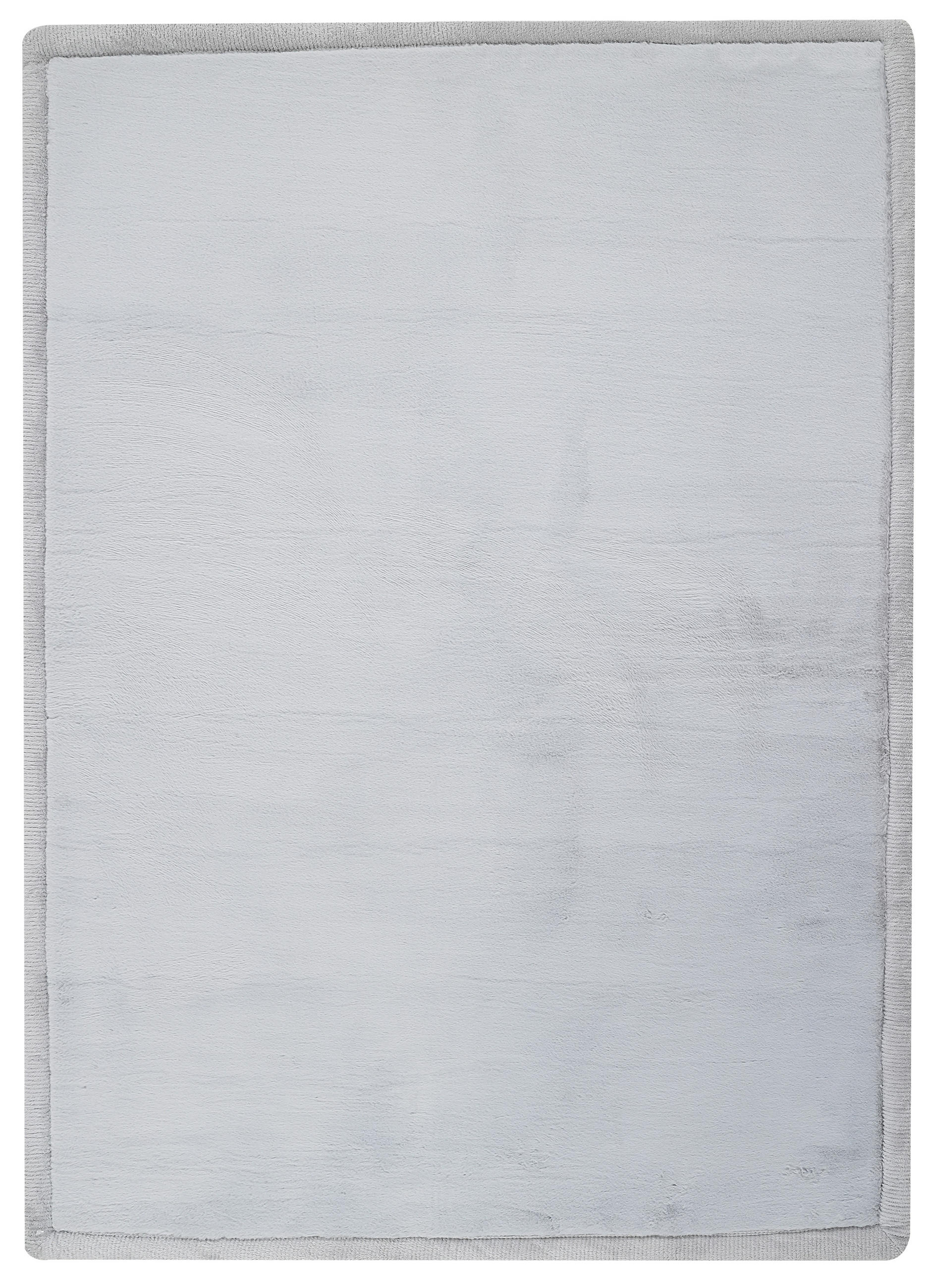 KINDERTEPPICH FLUFFIN hellgrau kuschelig waschbar 150/200 cm - Hellgrau, Textil (150/200cm) - Tapiso
