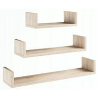 WANDREGAL EX3 KLEIN Sonoma Eiche 3er-Set - Sonoma Eiche, Holzwerkstoff (30/10/12cm) - Matkam Möbel