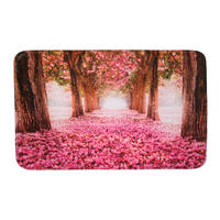 BADTEPPICH Romantik 50 x 80 cm - Pink, Textil (50/80cm) - Sanilo