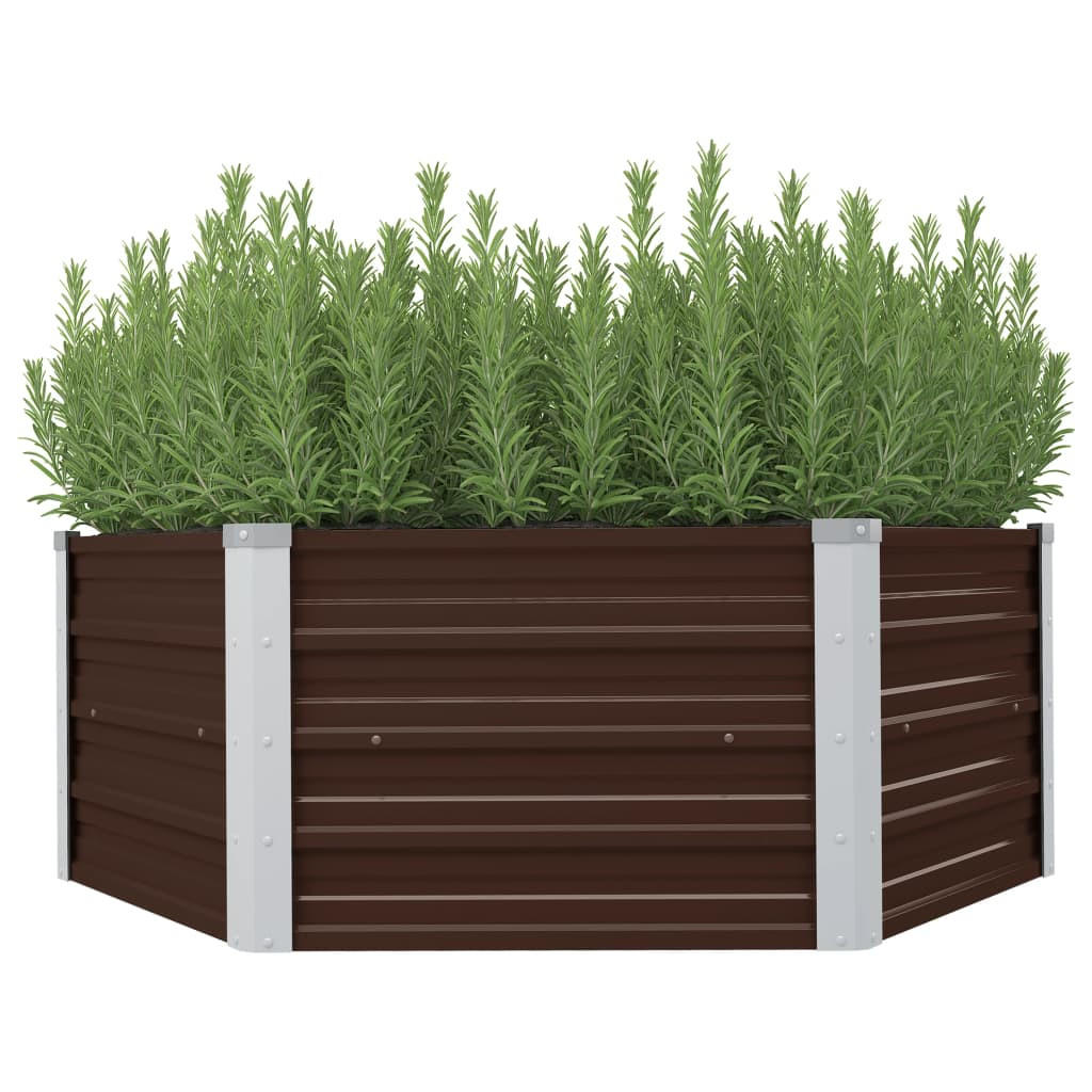 Deluke 6-Eckiges Braun 129x45x129 cm