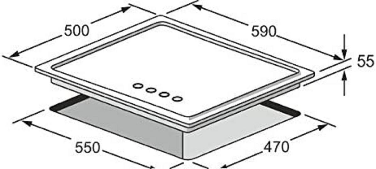 BACKOFEN-SET Elektro Backofen 60 cm EH 6355 Em+KG 6325 Em Einbau Gasherd, 60cm - Schwarz, Metall (59.4/59.4/57.5cm) - Kaiser Küchengeräte