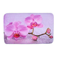 BADTEPPICH Blooming 50 x 80 cm - Pink, Textil (50/80cm) - Sanilo