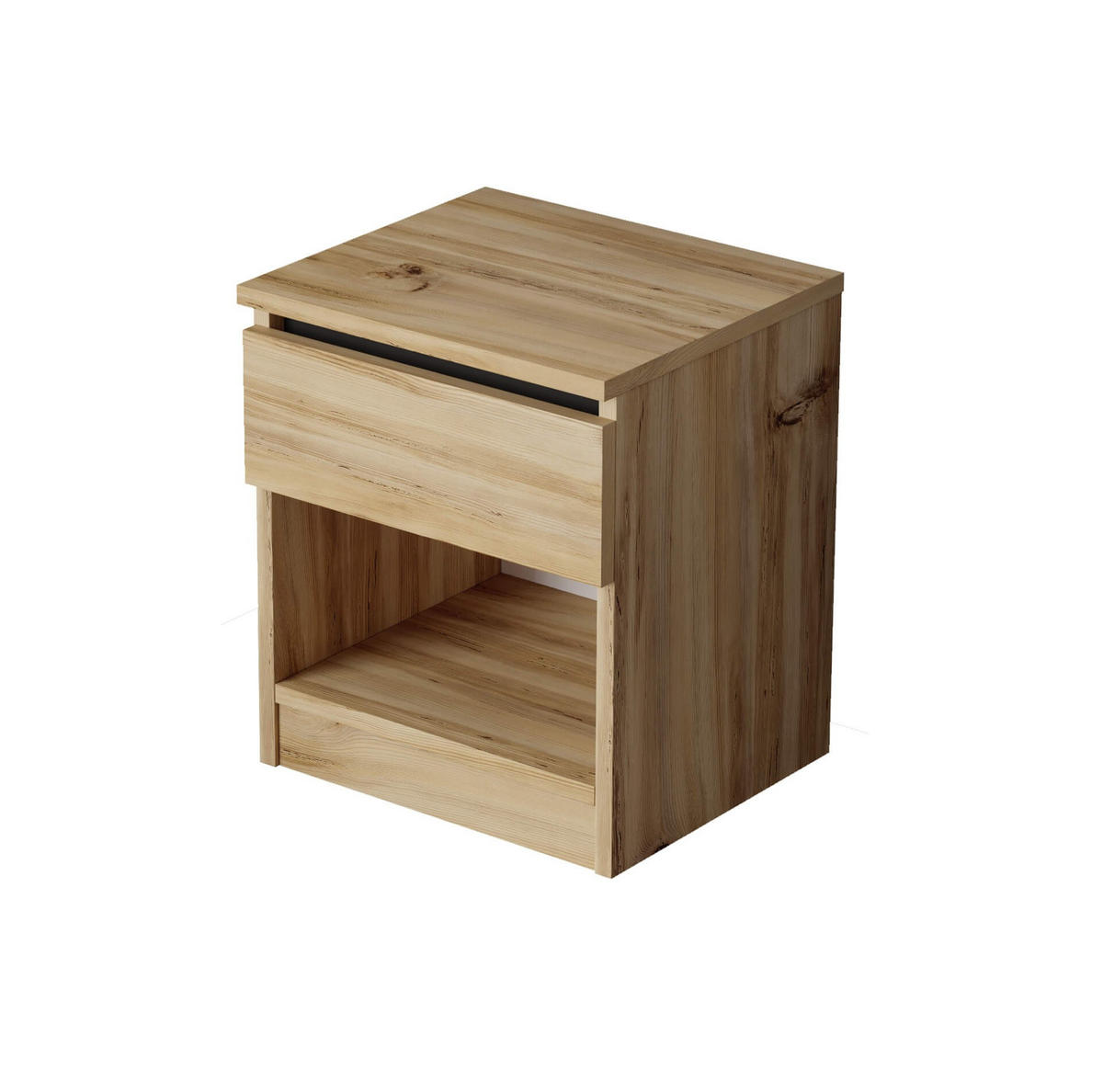 NACHTTISCH 40/35,5/46,5 cm - Beige, Holz (40/46.5/35.5cm) - Mobili Rebecca