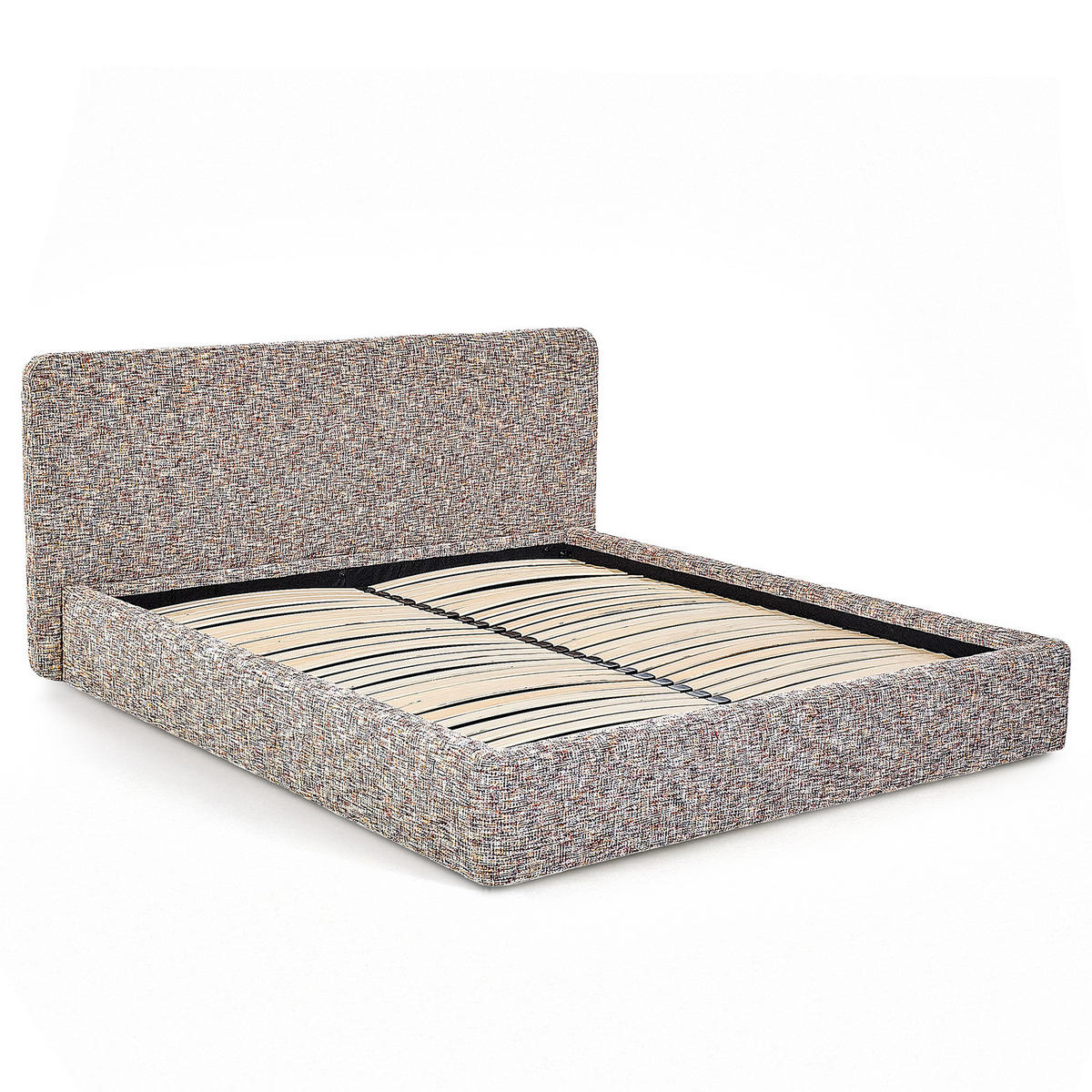 POLSTERBETT - Multicolor, Holz/Textil (200/200cm) - home24