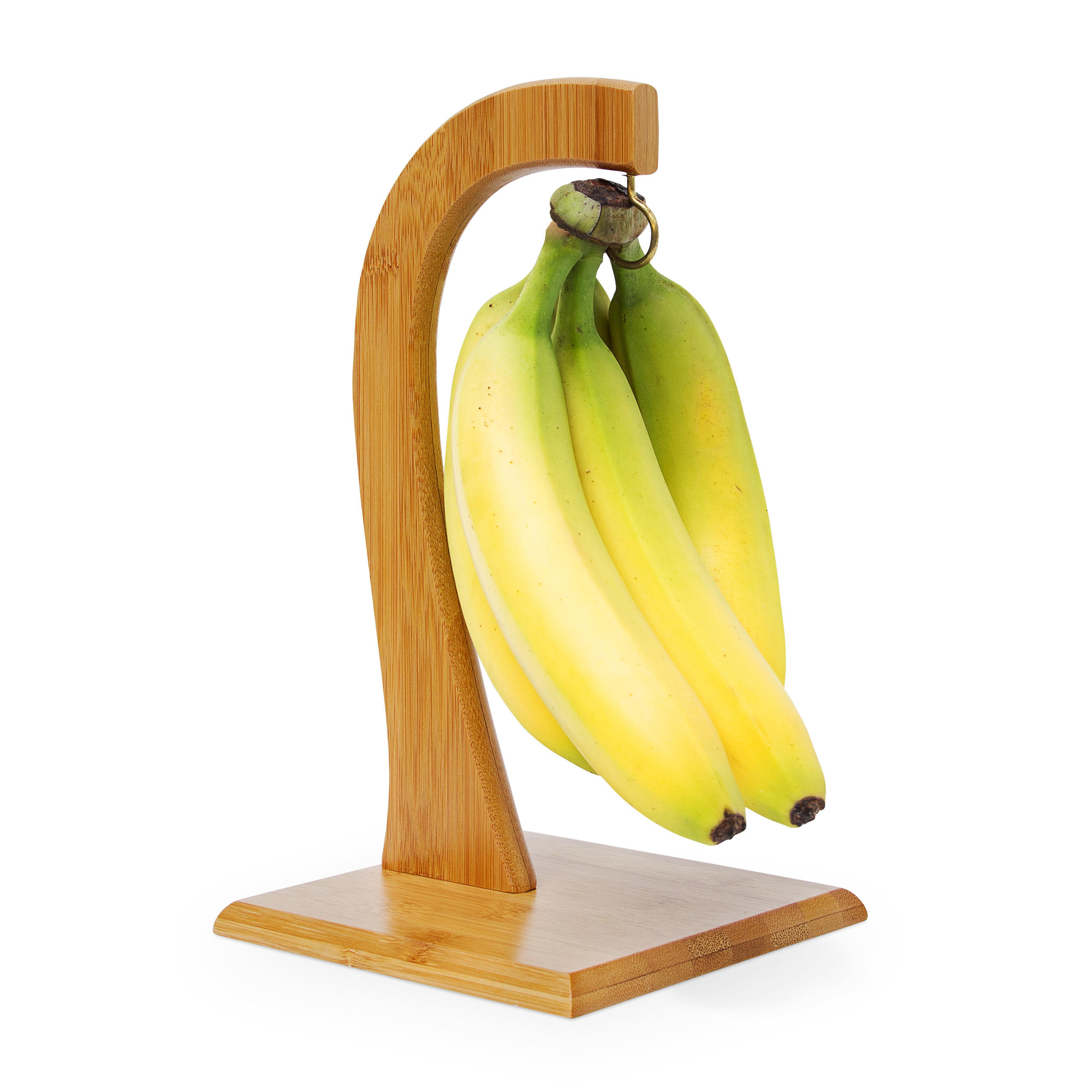 SUPORT Natural bambus pentru banane cârlig metalic 28,5 cm